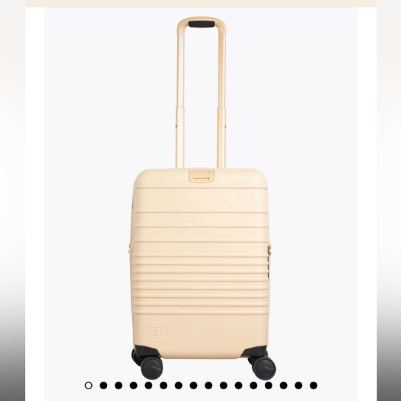 BEIS Handbags - BEIS The Carry-On Roller in Beige